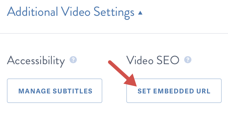 Any videos with an embedded url set on SproutVideo will automatically be added to the video sitemap