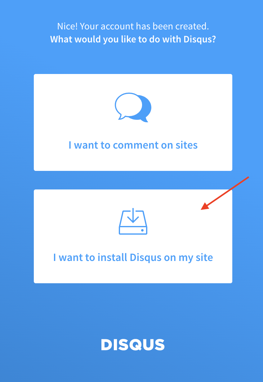 Install Disqus On My Site