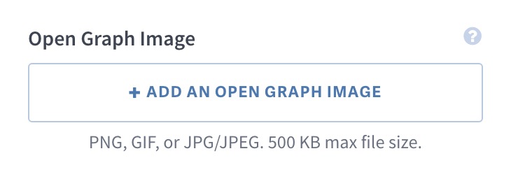 Personalize your Open Grapgh Image